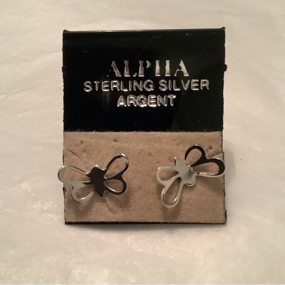 NEW Sterling Silver Butterfly earrings (alpha)